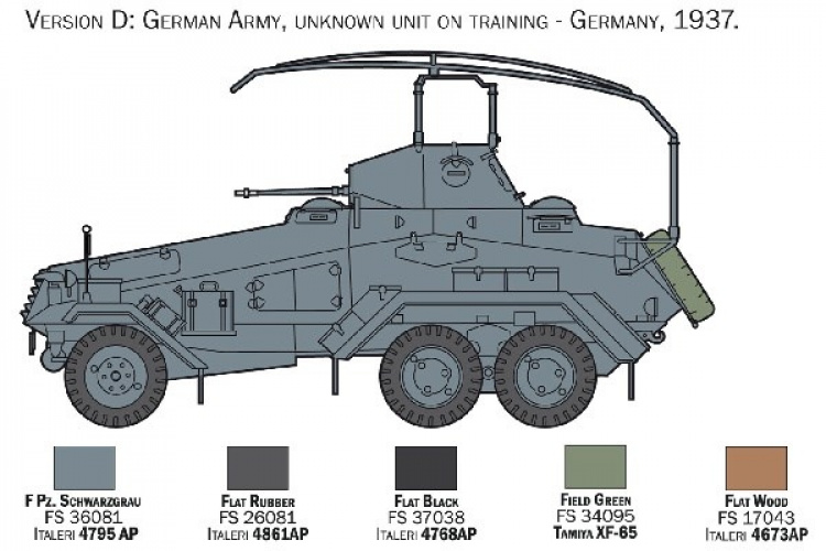 ITALERI 1:35 Sd.Kfz. 232 - 6 Rad ITALERI 1:35 Sd.Kfz. 232 - 6 Rad