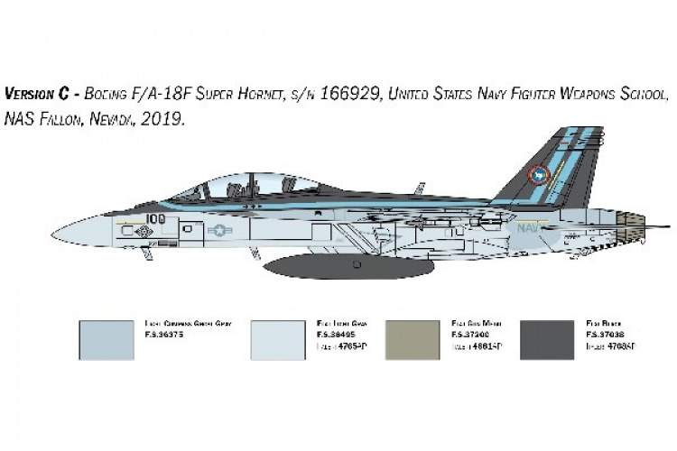 ITALERI 1:48 F/A-18F U.S. Navy Special Colors