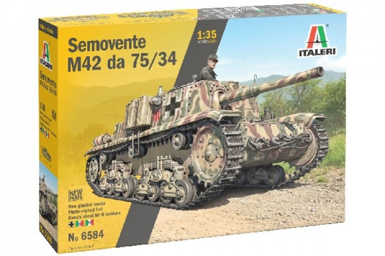 ITALERI 1:35 Semovente M42 da 75/34 ITALERI 1:35 Semovente M42 da 75/34