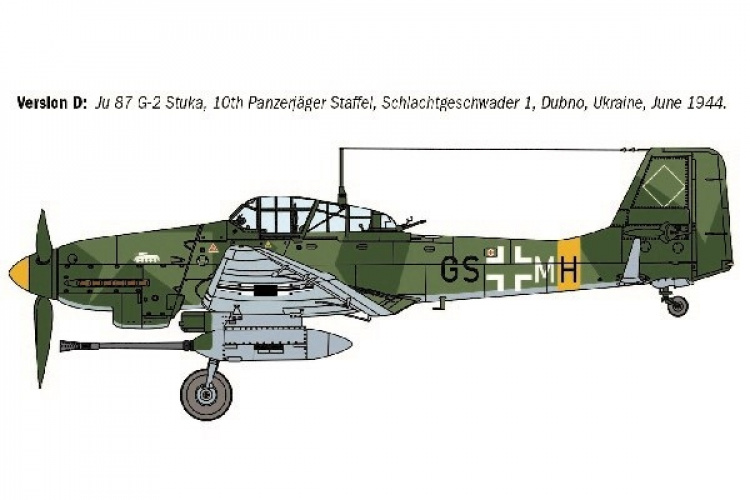 ITALERI 1:72 Junker Ju-87G-2 Kanonenvogel ITALERI 1:72 Junker Ju-87G-2 Kanonenvogel