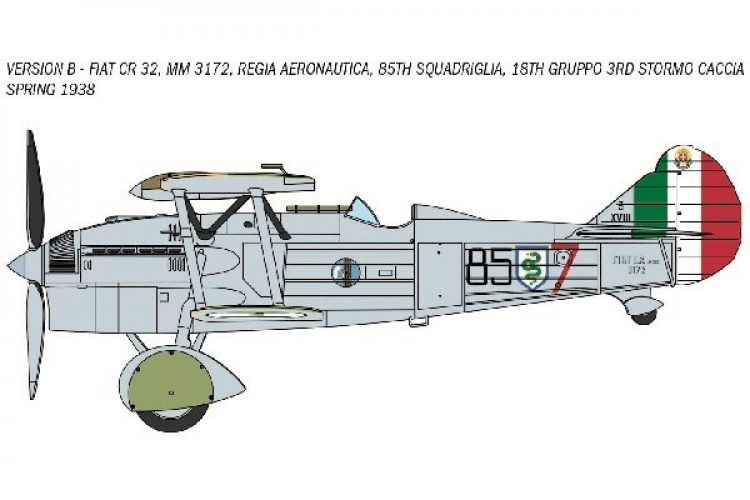 ITALERI 1:72 Fiat CR 32 Freccia