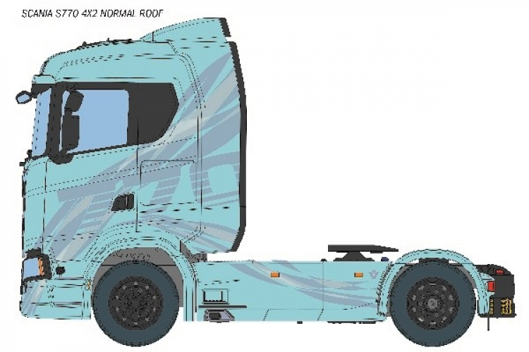 ITALERI 1:24 Scania S770 4x2 normal roof ITALERI 1:24 Scania S770 4x2 normal roof