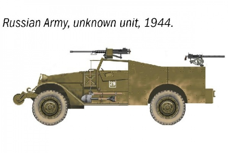 ITALERI 1:72 M3A1 Scout Car ITALERI 1:72 M3A1 Scout Car
