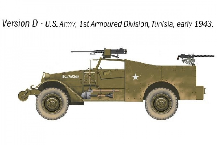 ITALERI 1:72 M3A1 Scout Car ITALERI 1:72 M3A1 Scout Car