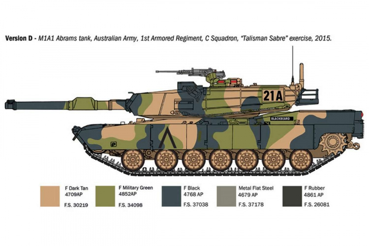 ITALERI 1:35 M1A1/A2 Abrams ITALERI 1:35 M1A1/A2 Abrams