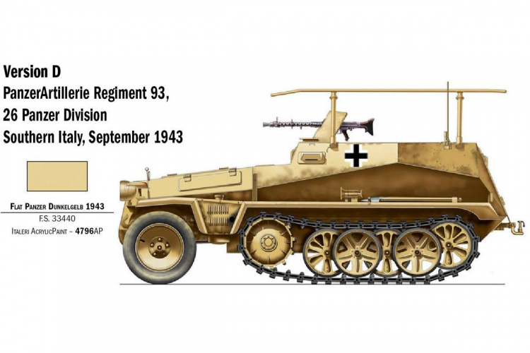 ITALERI 1:72 Sd.Kfz. 250/3 ITALERI 1:72 Sd.Kfz. 250/3