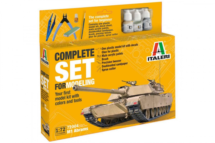 ITALERI 1:72 Complete modeling set M-1 Abrams