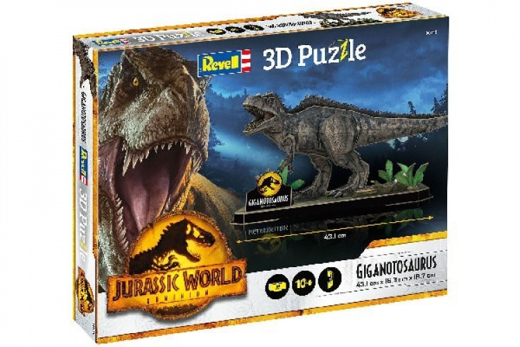 Revell 3D puzzle, Jurassic World Dominion, Giganotosaurus