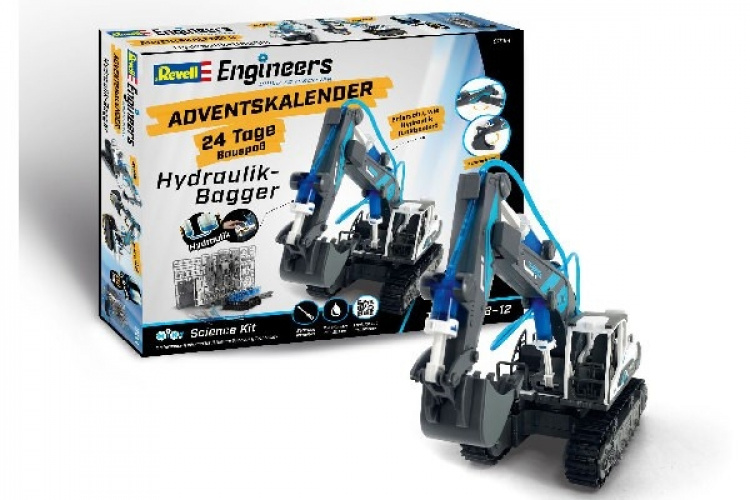Revell Advent Calendar \'Engineers Hydraulik Bagger\' 1:24