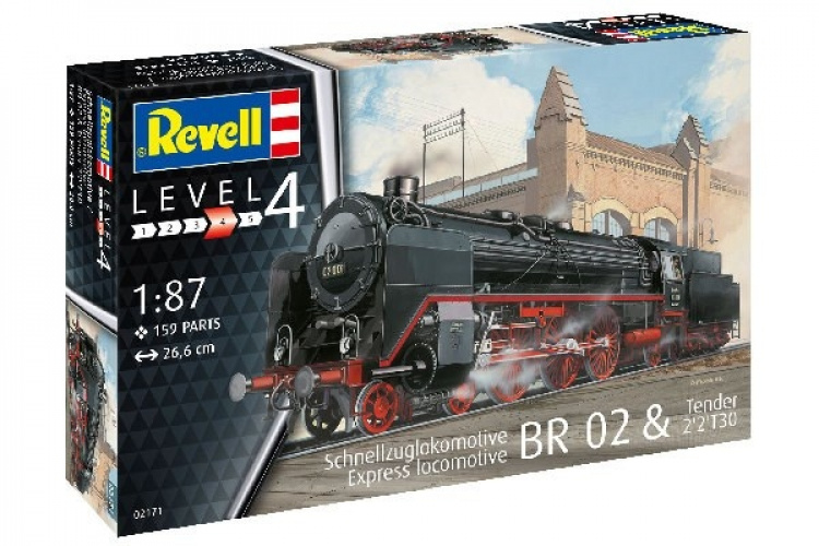 Revell Express locomotive BR 02 & Tender 2\'2\'T30 Revell Express locomotive BR 02 & Tender 2\'2\'T30