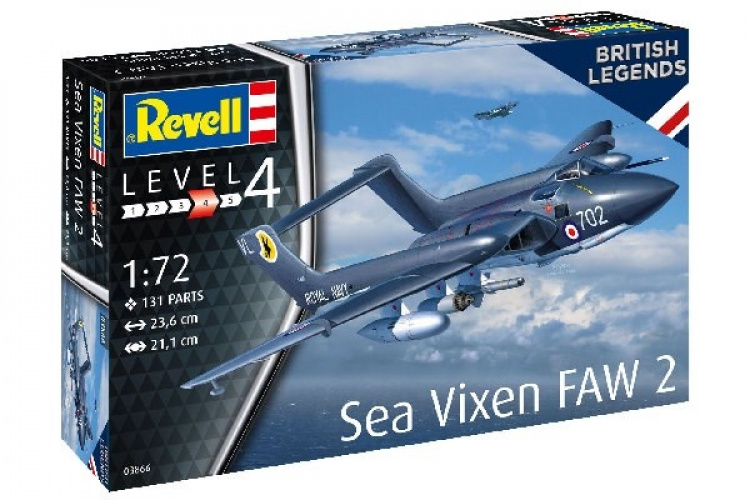 Revell De Havilland Sea Vixen FAW 2 70th Anniversary 1:72