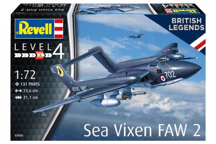 Revell De Havilland Sea Vixen FAW 2 70th Anniversary 1:72