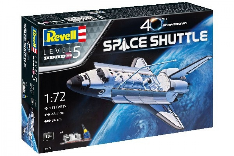 Revell Gift Set Space Shuttle 40th Anniversary 1:72 Revell Gift Set Space Shuttle 40th Anniversary 1:72