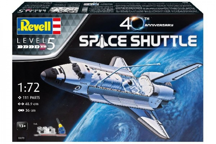 Revell Gift Set Space Shuttle 40th Anniversary 1:72 Revell Gift Set Space Shuttle 40th Anniversary 1:72