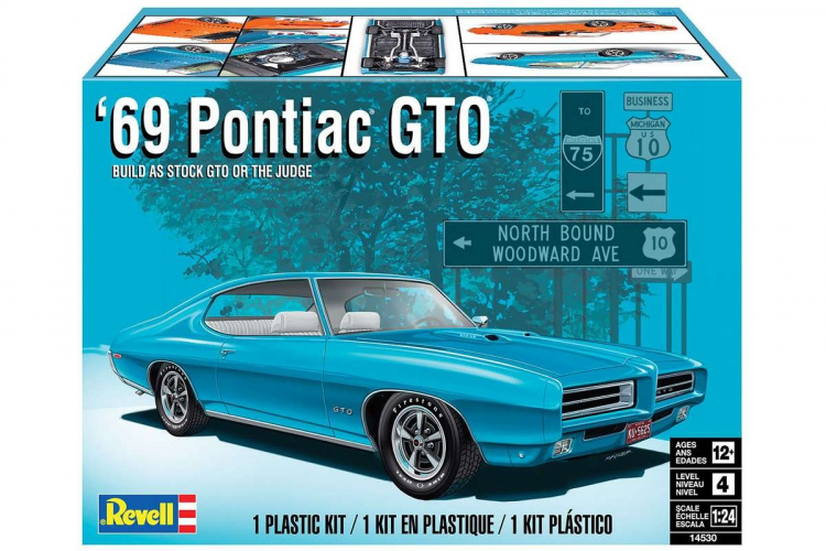Revell 69 Pontiac GTO \'The Judge\' 2N1 1:24