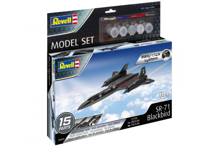 Revell Model Set Lockheed SR-71 Blackbird 1:110