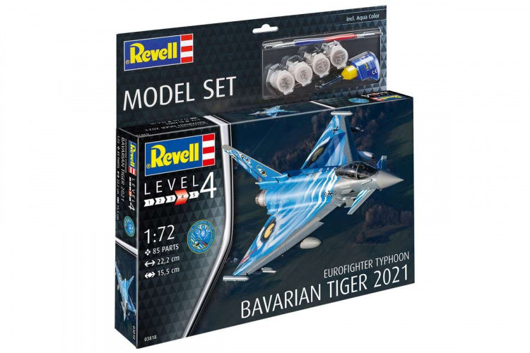 Revell Model Set Eurofighter Typhoon\'Bavarian Tiger 2021\' Revell Model Set Eurofighter Typhoon\'Bavarian Tiger 2021\'