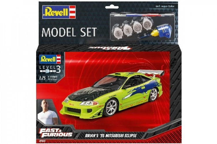 Revell Model Set Fast & Furious Brian\'s 1995 Mitsubishi Revell Model Set Fast & Furious Brian\'s 1995 Mitsubishi