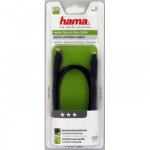 Hama Kabel Audio Optisk Guld Svart 0.75m