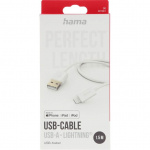 Hama Charging Cable USB-A to Lightning White 1.5m Hama Charging Cable USB-A to Lightning White 1.5m