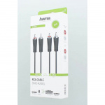 Hama Cable Audio 2 RCA Plugs - 2 RCA Plugs 3.0m