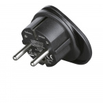 Hama Traveladapter Type E/F Universal World-EU Black