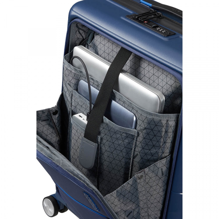 American Tourister Cabin Luggage Hello Cabin Spinner 55 Navy