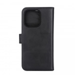 Radicover Wallet Case 2in1 Anti Radiation Leather MagS Black - iPhone 15 Pro