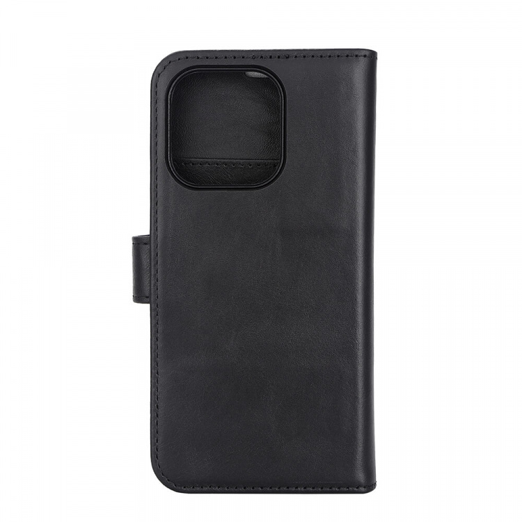 Radicover Wallet Case 2in1 Anti Radiation Leather MagS Black - iPhone 15 Pro