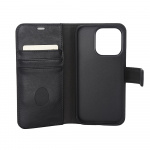 Radicover Wallet Case 2in1 Anti Radiation Leather MagS Black - iPhone 15 Pro
