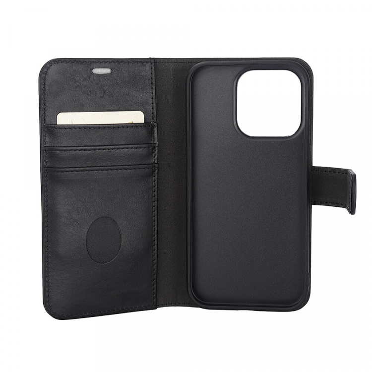 Radicover Wallet Case 2in1 Anti Radiation Leather MagS Black - iPhone 15 Pro Radicover Wallet Case 2in1 Anti Radiation Leather MagS Black - iPhone 15 Pro
