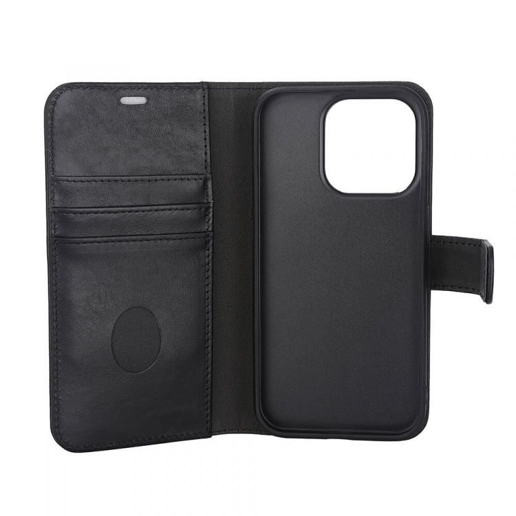 Radicover Wallet Case 2in1 Anti Radiation Leather MagS Black - iPhone 15 Pro Radicover Wallet Case 2in1 Anti Radiation Leather MagS Black - iPhone 15 Pro