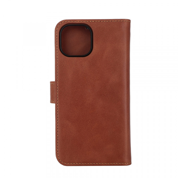 Radicover Wallet Case 2in1 Anti Radiation Leather MagS Brown - iPhone 15 Radicover Wallet Case 2in1 Anti Radiation Leather MagS Brown - iPhone 15
