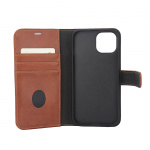 Radicover Wallet Case 2in1 Anti Radiation Leather MagS Brown - iPhone 15 Radicover Wallet Case 2in1 Anti Radiation Leather MagS Brown - iPhone 15