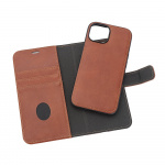 Radicover Wallet Case 2in1 Anti Radiation Leather MagS Brown - iPhone 15 Radicover Wallet Case 2in1 Anti Radiation Leather MagS Brown - iPhone 15