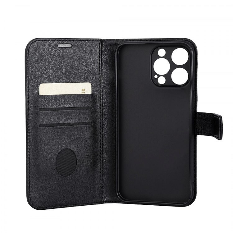 Radicover Wallet Case Anti Radiation PU MagS RFID Black - iPhone 15 Pro Max Radicover Wallet Case Anti Radiation PU MagS RFID Black - iPhone 15 Pro Max