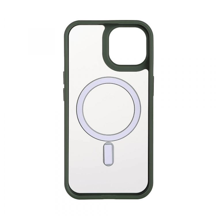 Onsala Phone Case Bumper MagSeries Green & Clear - iPhone 15 Onsala Phone Case Bumper MagSeries Green & Clear - iPhone 15