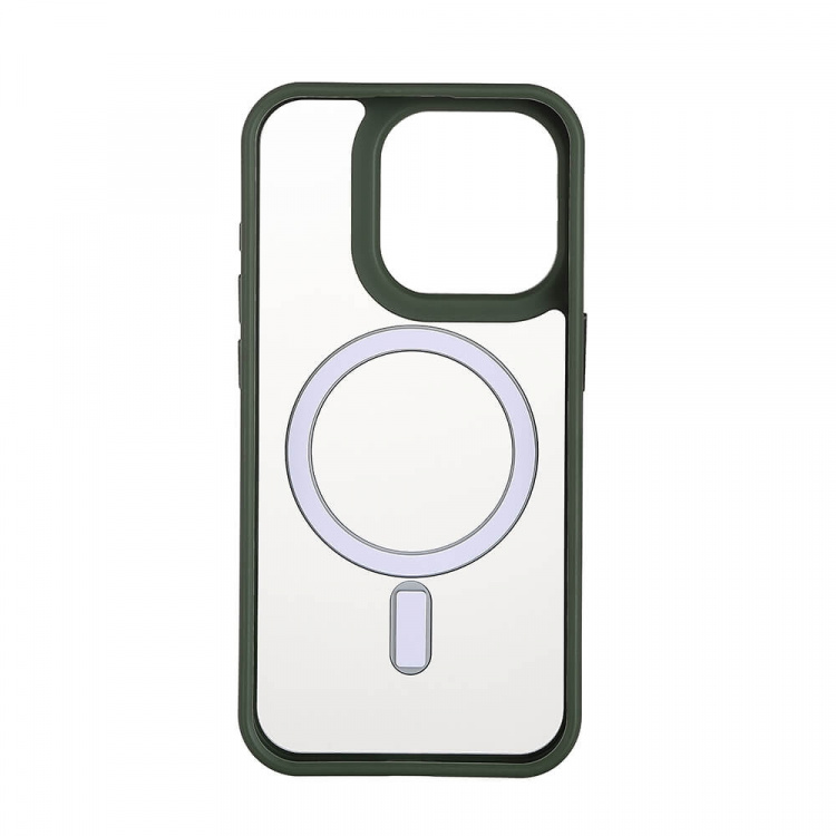 Onsala Phone Case Bumper MagSeries Green & Clear - iPhone 15 Pro Onsala Phone Case Bumper MagSeries Green & Clear - iPhone 15 Pro
