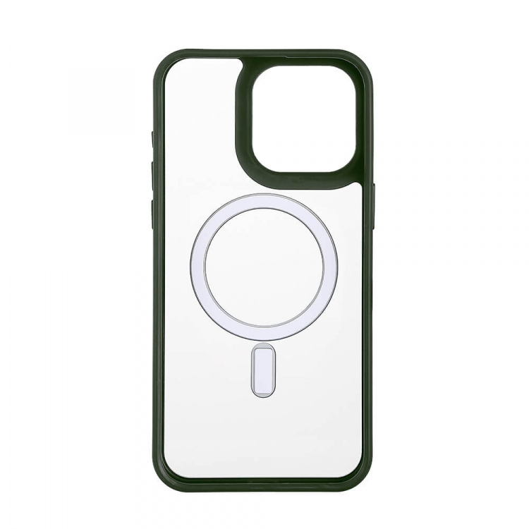 Onsala Phone Case Bumper MagSeries Green & Clear - iPhone 15 Pro Max