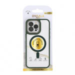Onsala Phone Case Bumper MagSeries Green & Clear - iPhone 15 Pro Max