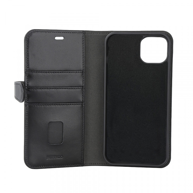 Buffalo Wallet Case 2-in-1 3 Card MagSeries Black - iPhone 15 Plus Buffalo Wallet Case 2-in-1 3 Card MagSeries Black - iPhone 15 Plus