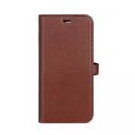 Buffalo Wallet Case 2-in-1 3 Card MagSeries Brown - iPhone 15 Pro