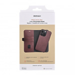 Buffalo Wallet Case 2-in-1 3 Card MagSeries Brown - iPhone 15 Pro Max Buffalo Wallet Case 2-in-1 3 Card MagSeries Brown - iPhone 15 Pro Max