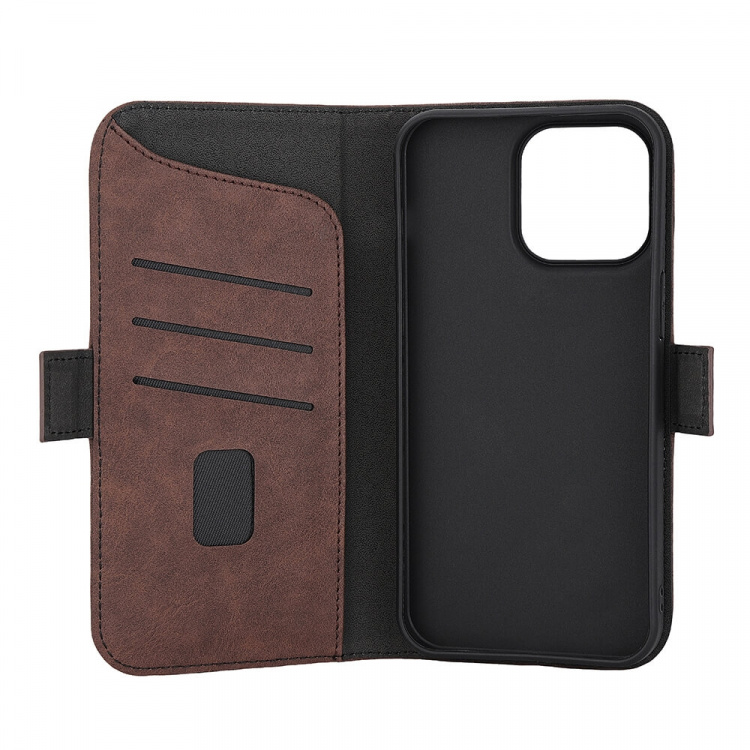 Gear Wallet Case 3 Card Slots Magseries Brown - iPhone 15 Pro Max