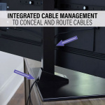 SANUS Universal TV Swivel Stand Max VESA 600x400 Black SANUS Universal TV Swivel Stand Max VESA 600x400 Black