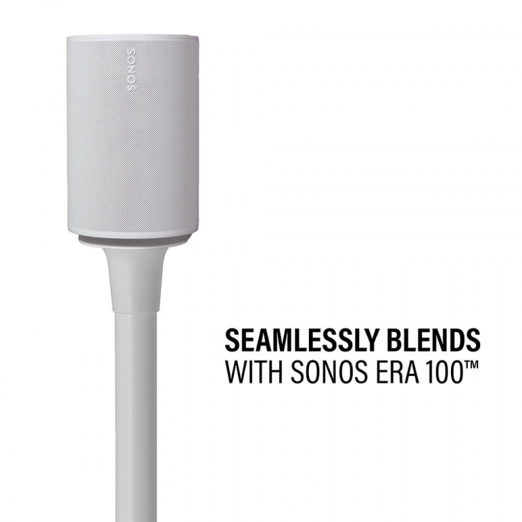 SANUS Floor Stand for Sonos Era 100 Single White