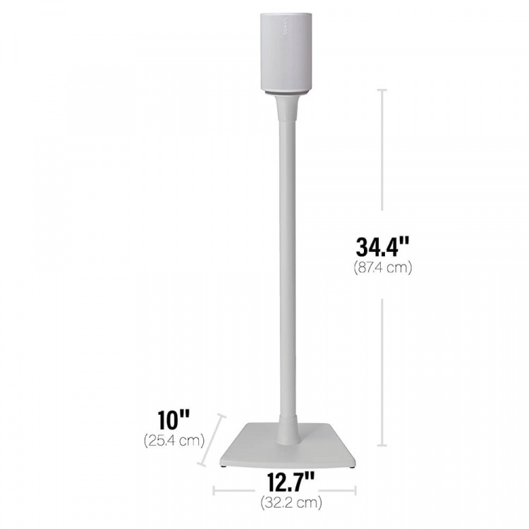 SANUS Floor Stand for Sonos Era 100 Single White