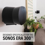 SANUS Wall mount for Sonos Era 300 Black Single