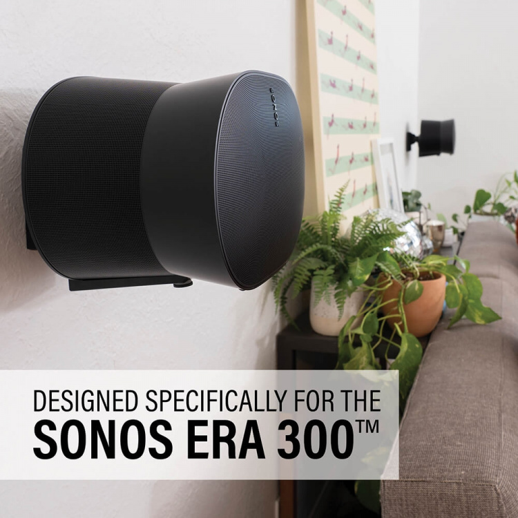 SANUS Wall mount for Sonos Era 300 Black Single
