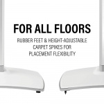 SANUS Floor Stand for Sonos ERA 300 Single White SANUS Floor Stand for Sonos ERA 300 Single White